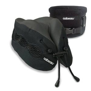 Cabeau Memory Foam Evolution Cool® Travel Neck Pillow Black and Purple
